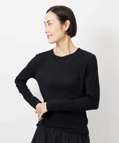 FMKGD12130 MICHEL KLEIN シアークルーネック ロングスリーブ プルオーバー