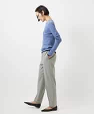 FMKGD12130 MICHEL KLEIN(ミッシェルクラン) シアークルーネック ロングスリーブ プルオーバー ブラック