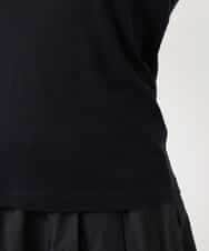 FMKGD12130 MICHEL KLEIN(ミッシェルクラン) シアークルーネック ロングスリーブ プルオーバー ブラック