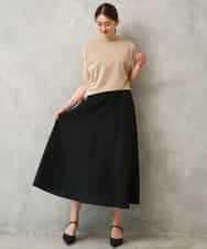 FMKGD15200 MICHEL KLEIN(ミッシェルクラン) [セットアップ対応]ヴィンテージサテンTブラウス ベージュ