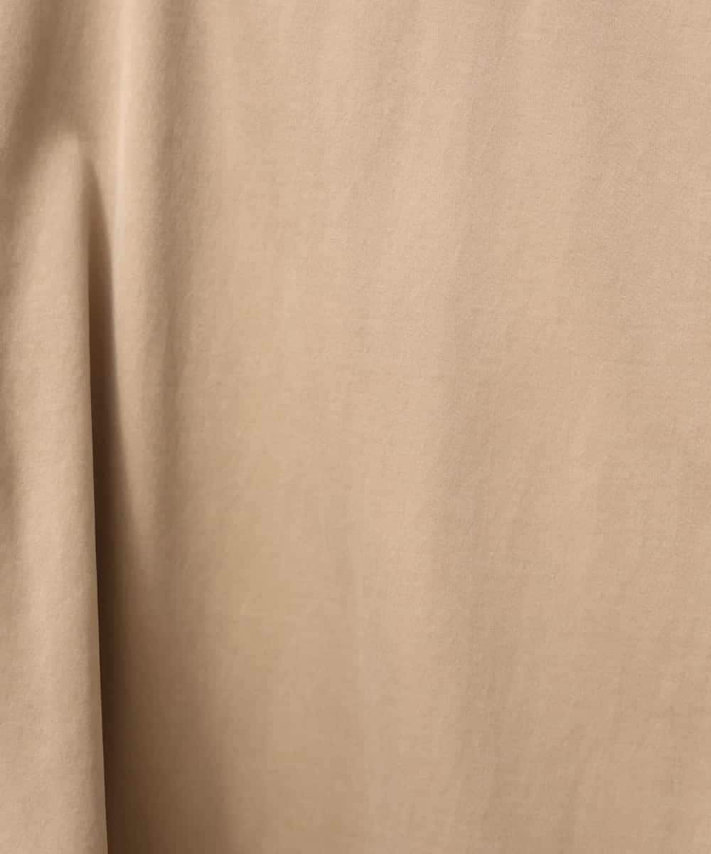 FMKGD15200 MICHEL KLEIN(ミッシェルクラン) [セットアップ対応]ヴィンテージサテンTブラウス ベージュ