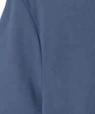 FMKGD16160 MICHEL KLEIN(ミッシェルクラン) [アンサンブル対応]リングドットヘンリーネックTシャツ ブルー