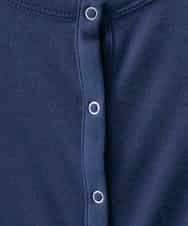 FMKGD16160 MICHEL KLEIN(ミッシェルクラン) [アンサンブル対応]リングドットヘンリーネックTシャツ ブルー