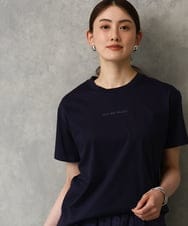 FMKGD19120 MICHEL KLEIN(ミッシェルクラン) ミニマルロゴTシャツ ネイビー