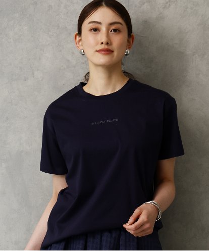 FMKGD19120 MICHEL KLEIN ミニマルロゴTシャツ