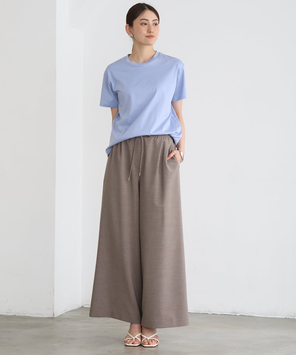 FMKGD19120 MICHEL KLEIN(ミッシェルクラン) ミニマルロゴTシャツ ネイビー