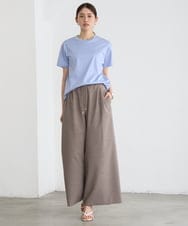 FMKGD19120 MICHEL KLEIN(ミッシェルクラン) ミニマルロゴTシャツ ネイビー