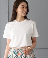 FMKGD19120 MICHEL KLEIN(ミッシェルクラン) ミニマルロゴTシャツ ネイビー