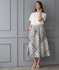 FMKGD19120 MICHEL KLEIN(ミッシェルクラン) ミニマルロゴTシャツ ネイビー