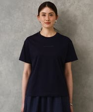 FMKGD19120 MICHEL KLEIN(ミッシェルクラン) ミニマルロゴTシャツ ネイビー