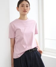 FMKGD19120 MICHEL KLEIN(ミッシェルクラン) ミニマルロゴTシャツ ネイビー