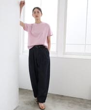 FMKGD19120 MICHEL KLEIN(ミッシェルクラン) ミニマルロゴTシャツ ネイビー