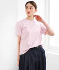 FMKGD19120 MICHEL KLEIN(ミッシェルクラン) ミニマルロゴTシャツ ネイビー