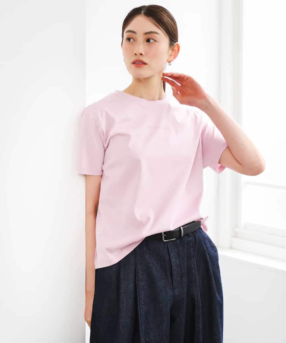 FMKGD19120 MICHEL KLEIN(ミッシェルクラン) ミニマルロゴTシャツ ネイビー