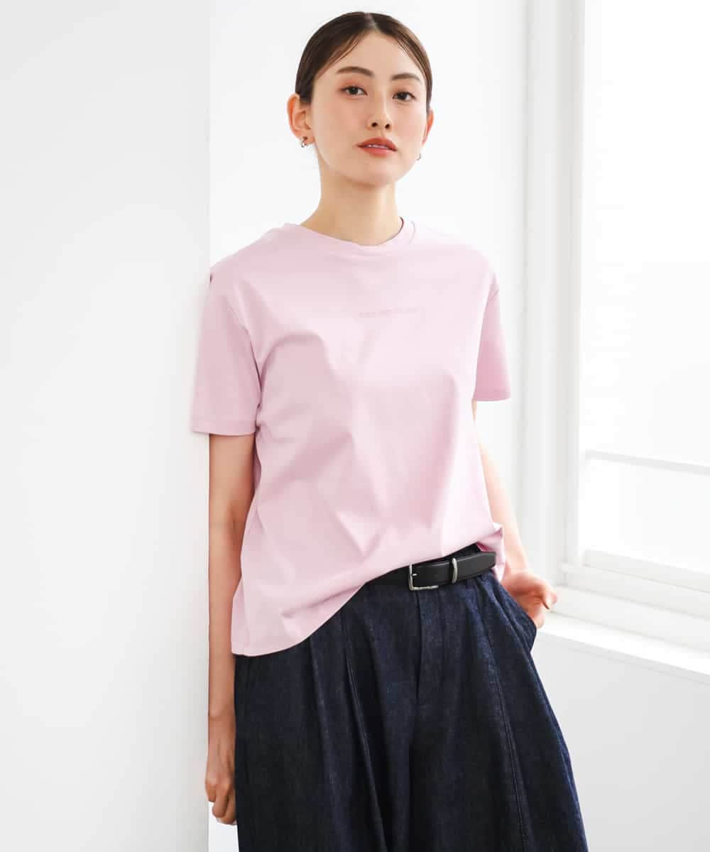 FMKGD19120 MICHEL KLEIN(ミッシェルクラン) ミニマルロゴTシャツ ネイビー