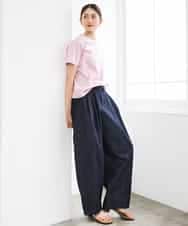FMKGD19120 MICHEL KLEIN(ミッシェルクラン) ミニマルロゴTシャツ ネイビー