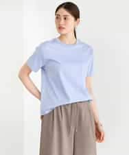 FMKGD19120 MICHEL KLEIN(ミッシェルクラン) ミニマルロゴTシャツ ネイビー
