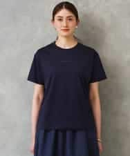 FMKGD19120 MICHEL KLEIN(ミッシェルクラン) ミニマルロゴTシャツ ネイビー