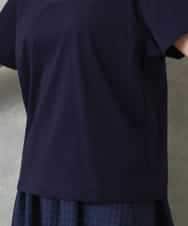FMKGD19120 MICHEL KLEIN(ミッシェルクラン) ミニマルロゴTシャツ ネイビー