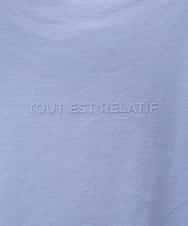 FMKGD19120 MICHEL KLEIN(ミッシェルクラン) ミニマルロゴTシャツ ネイビー