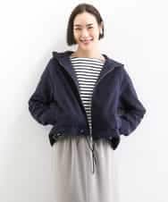 FMKGE04160 MICHEL KLEIN(ミッシェルクラン) タックデザイン バスクボーダーTシャツ グリーン