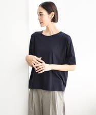 FMKGE08130 MICHEL KLEIN(ミッシェルクラン) 袖口アクセントプルオーバー ライトブルー