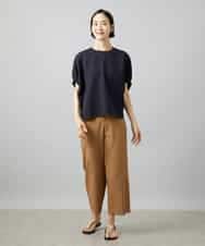 FMKGE10180 MICHEL KLEIN(ミッシェルクラン) サッカードルマンスリーブカットソー ベージュ