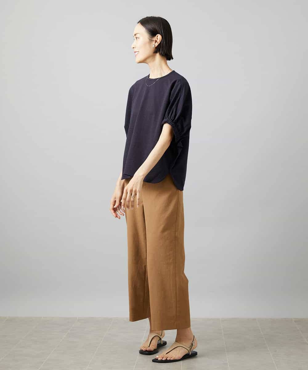 FMKGE10180 MICHEL KLEIN(ミッシェルクラン) サッカードルマンスリーブカットソー ベージュ