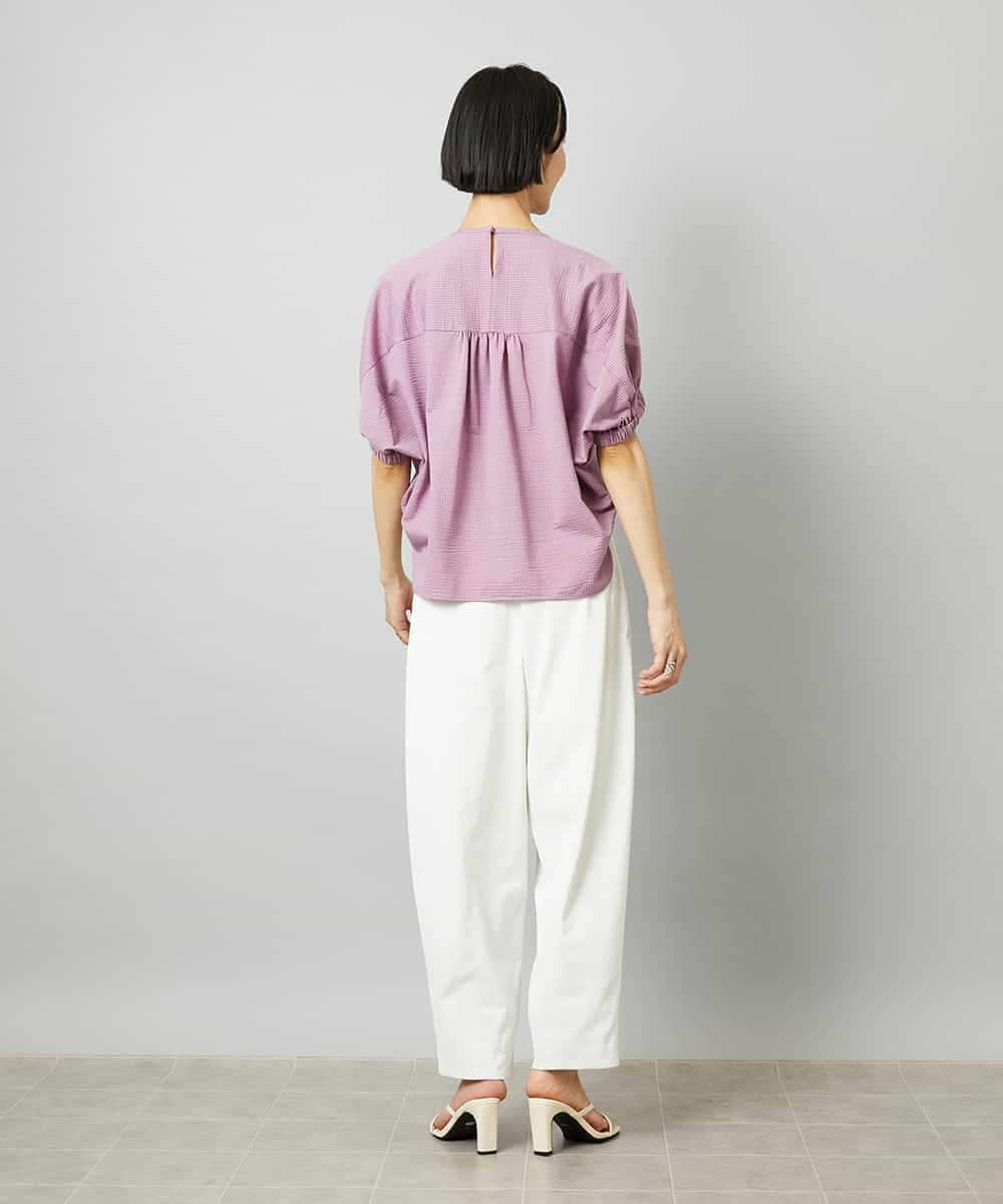 FMKGE10180 MICHEL KLEIN(ミッシェルクラン) サッカードルマンスリーブカットソー ベージュ