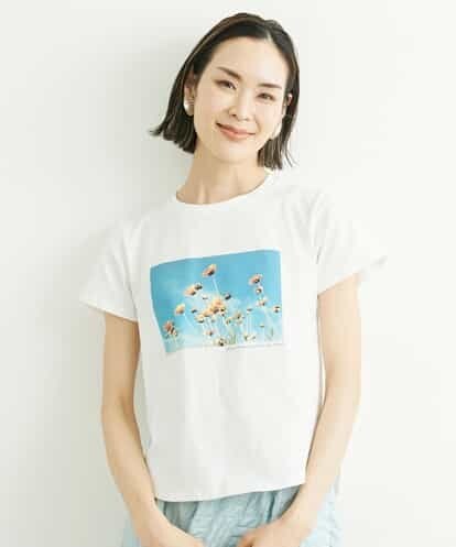 FMKGS21120  ヴィンテージフラワーフォトTシャツ