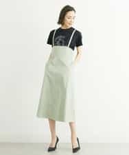 FMKGS22120 MICHEL KLEIN(ミッシェルクラン) モノトーンサークルロゴTシャツ ブラック(94)