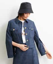 FMKGS23120 MICHEL KLEIN(ミッシェルクラン) パームツリーフォトプリントTシャツ ホワイト(90)