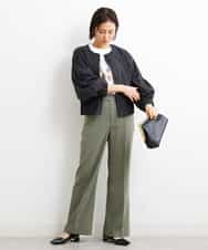 FMKGS23120 MICHEL KLEIN(ミッシェルクラン) パームツリーフォトプリントTシャツ ホワイト(90)