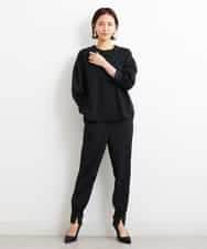 FMKGS25190 MICHEL KLEIN(ミッシェルクラン) [1枚着におすすめ／メディア着用]パフスリーブドッキングカットソー ホワイト(90)