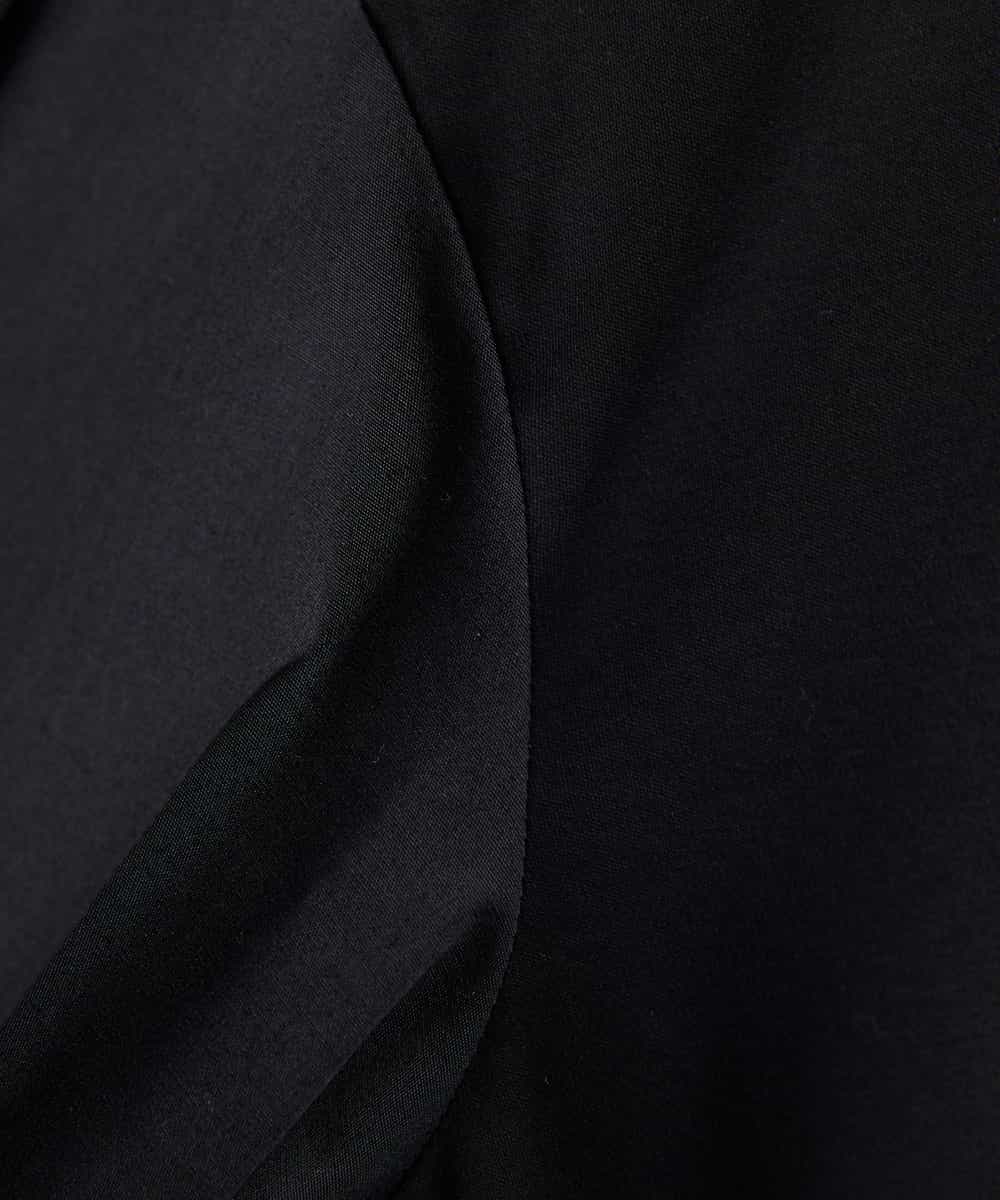 FMKGS25190 MICHEL KLEIN(ミッシェルクラン) [1枚着におすすめ／メディア着用]パフスリーブドッキングカットソー ホワイト(90)