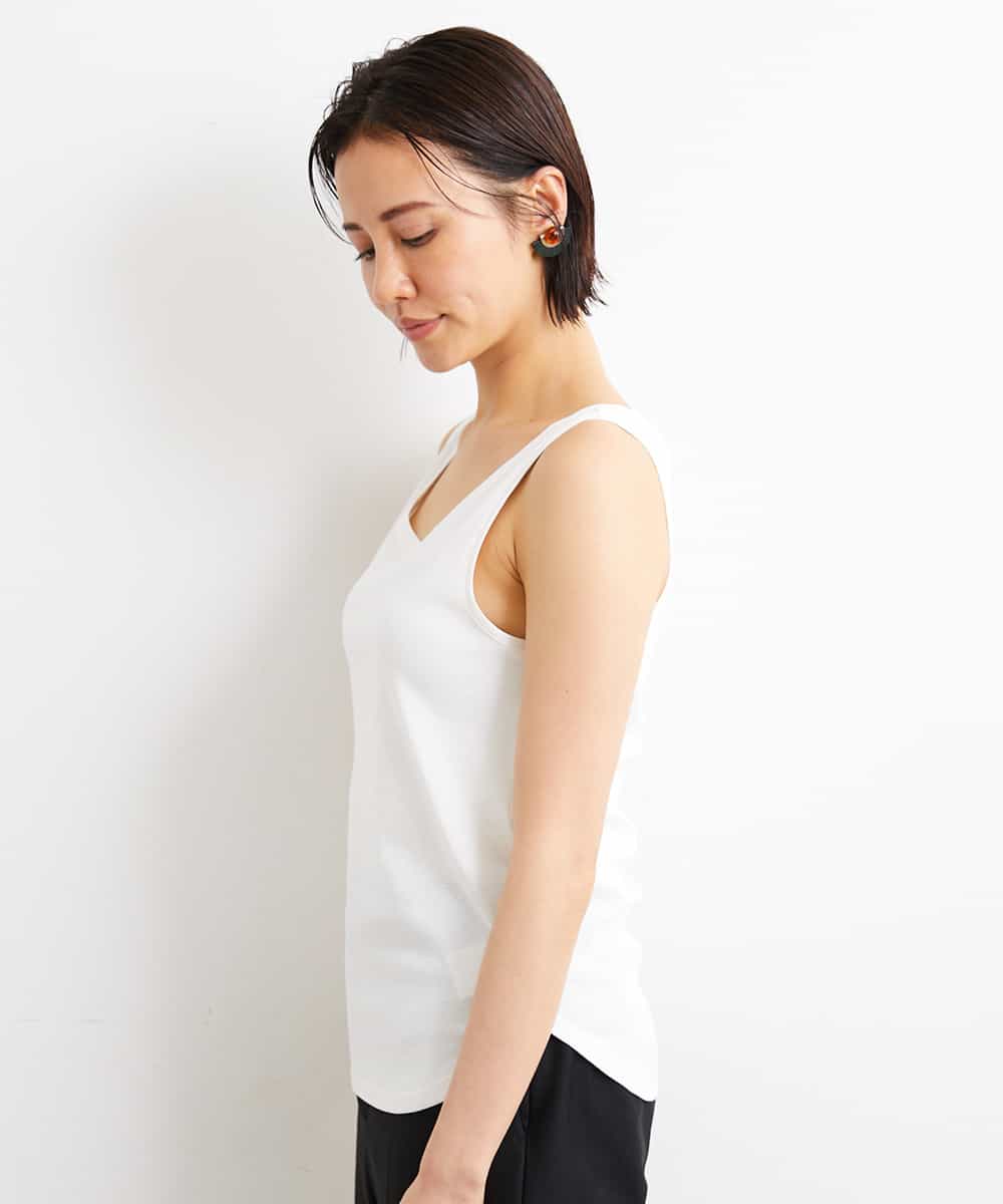 FMKGS33110 MICHEL KLEIN(ミッシェルクラン) [インナーにおすすめ]キョウネンフライスタンクトップ ブラック(94)