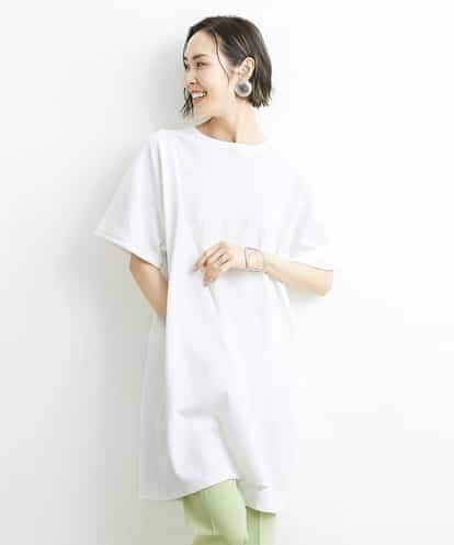 MICHEL KLEIN(ミッシェルクラン) フロントロゴロングTシャツ（WEB限定） ホワイト/白 38