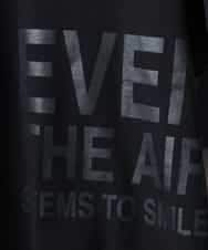 FMKHA22120 MICHEL KLEIN(ミッシェルクラン) [WEB限定カラー]ラメロゴTシャツ ブラック