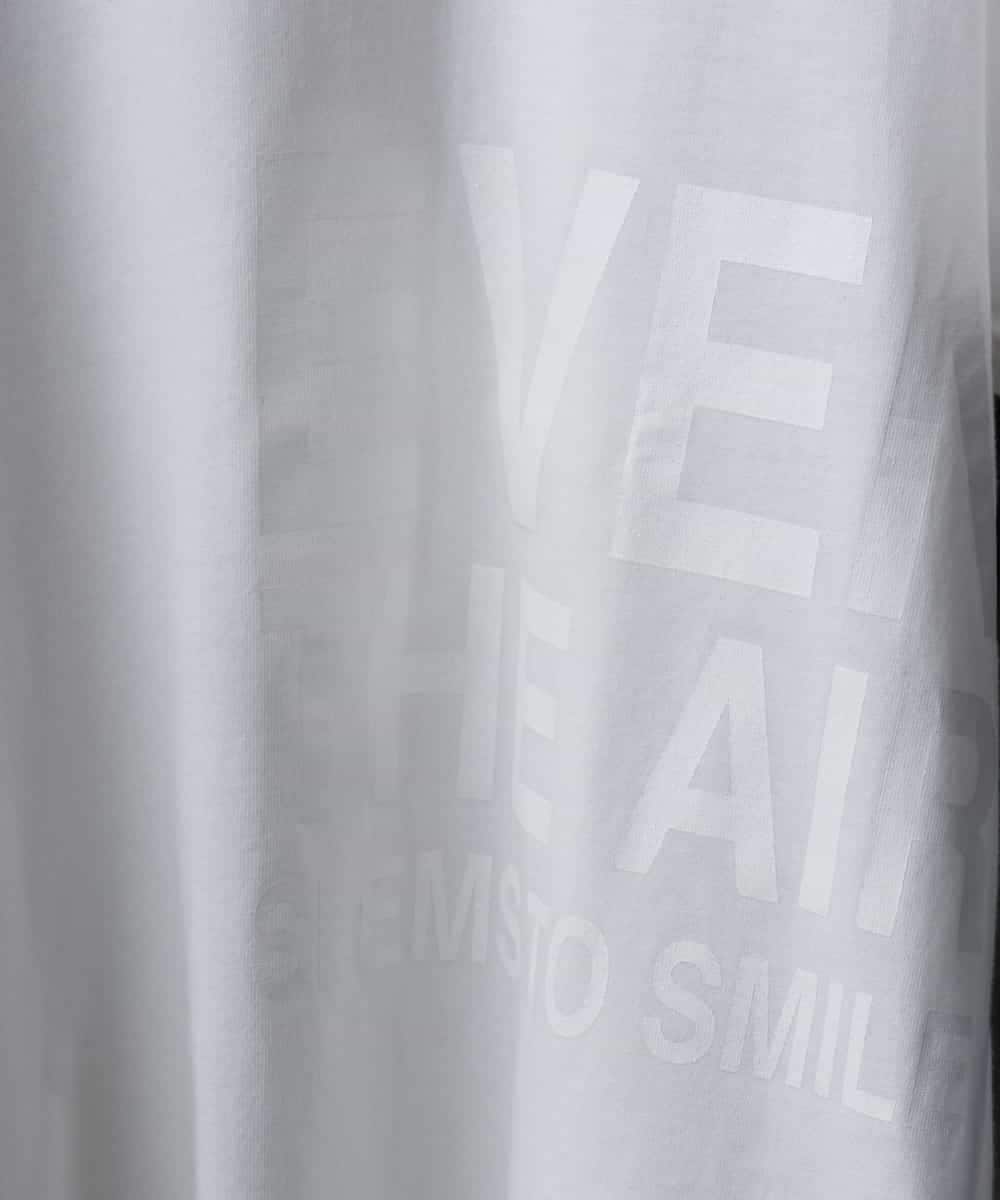 FMKHA22120 MICHEL KLEIN(ミッシェルクラン) [WEB限定カラー]ラメロゴTシャツ ブラック