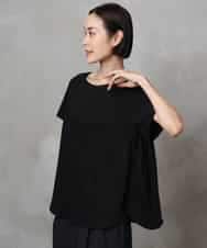FMKHA30150 MICHEL KLEIN(ミッシェルクラン) ［着心地抜群］立体カットソー ライトグリーン