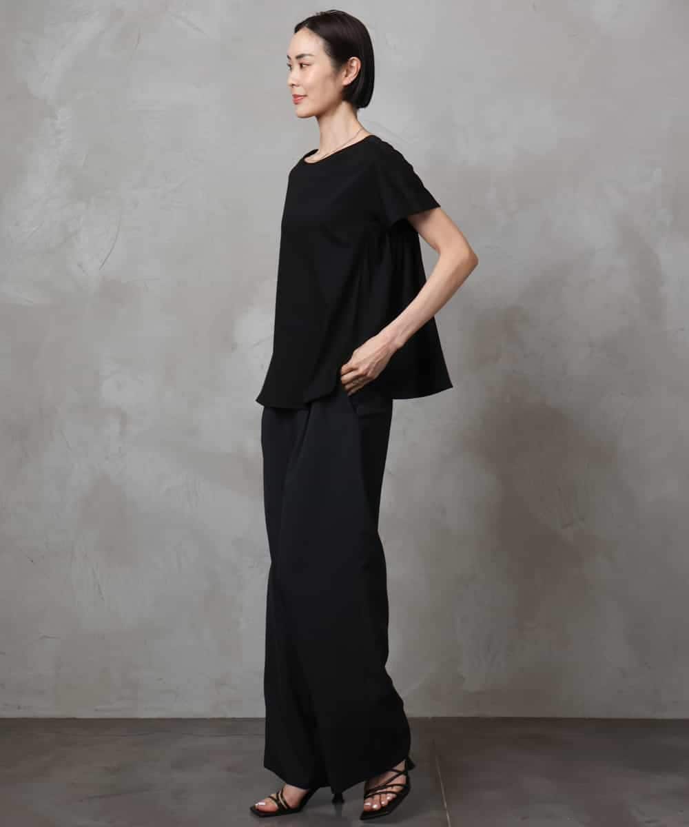 FMKHA30150 MICHEL KLEIN(ミッシェルクラン) ［着心地抜群］立体カットソー ライトグリーン