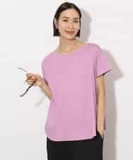 FMKHA30150 MICHEL KLEIN(ミッシェルクラン) [接触冷感]立体カットソー ライトグリーン