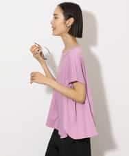 FMKHA30150 MICHEL KLEIN(ミッシェルクラン) [接触冷感]立体カットソー ライトグリーン