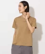 FMKHA38120 MICHEL KLEIN(ミッシェルクラン) ワンポイントロゴTシャツ ベージュ