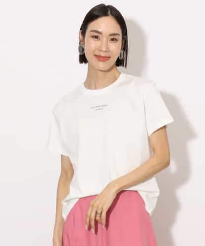 FMKHA38120 MICHEL KLEIN ワンポイントロゴTシャツ