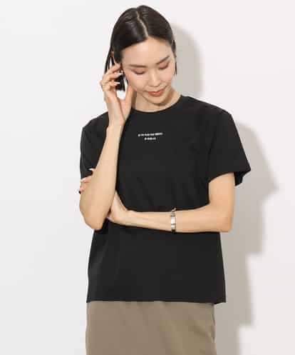 FMKHA38120 MICHEL KLEIN ワンポイントロゴTシャツ