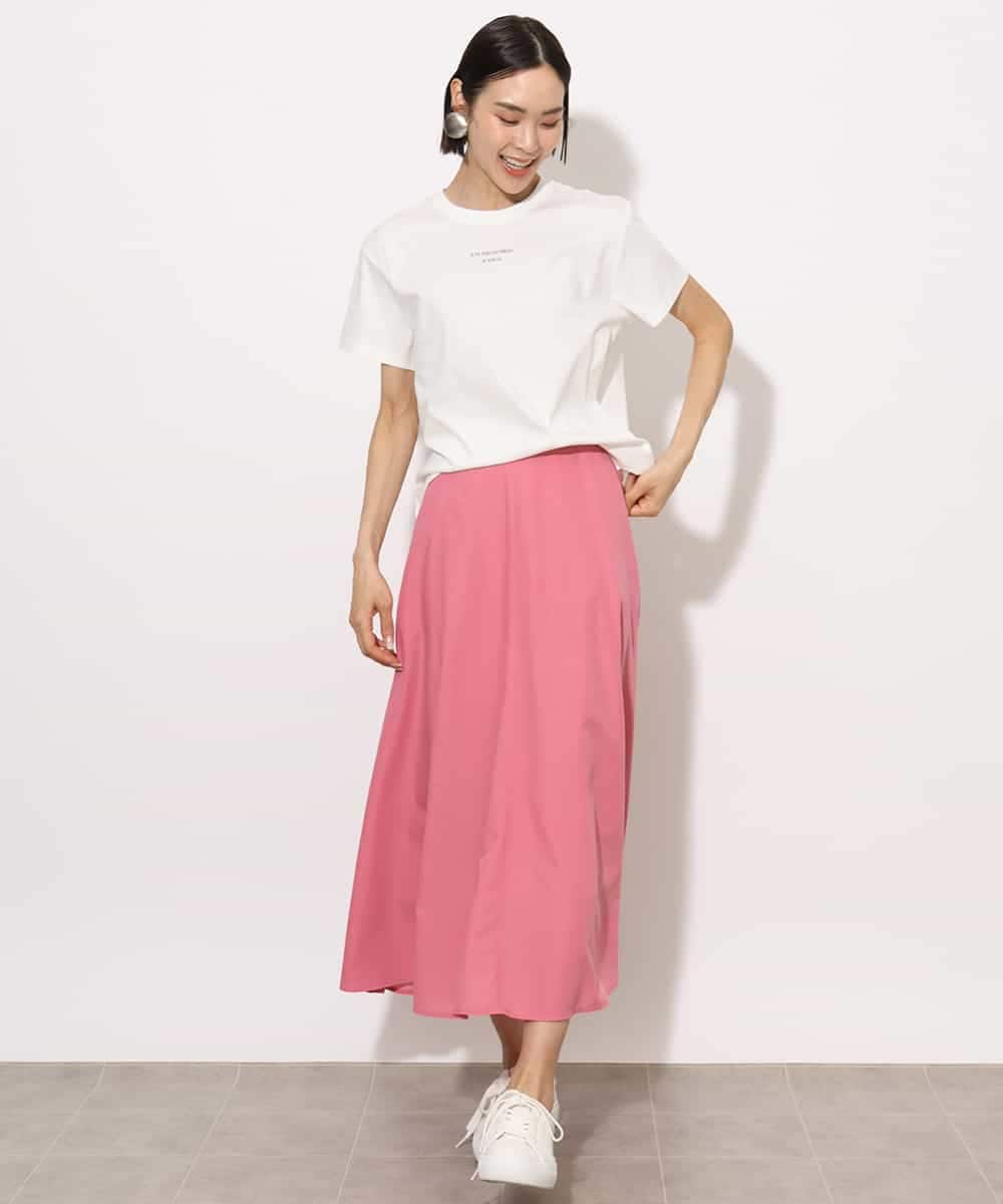 FMKHA38120 MICHEL KLEIN(ミッシェルクラン) ワンポイントロゴTシャツ ブラック