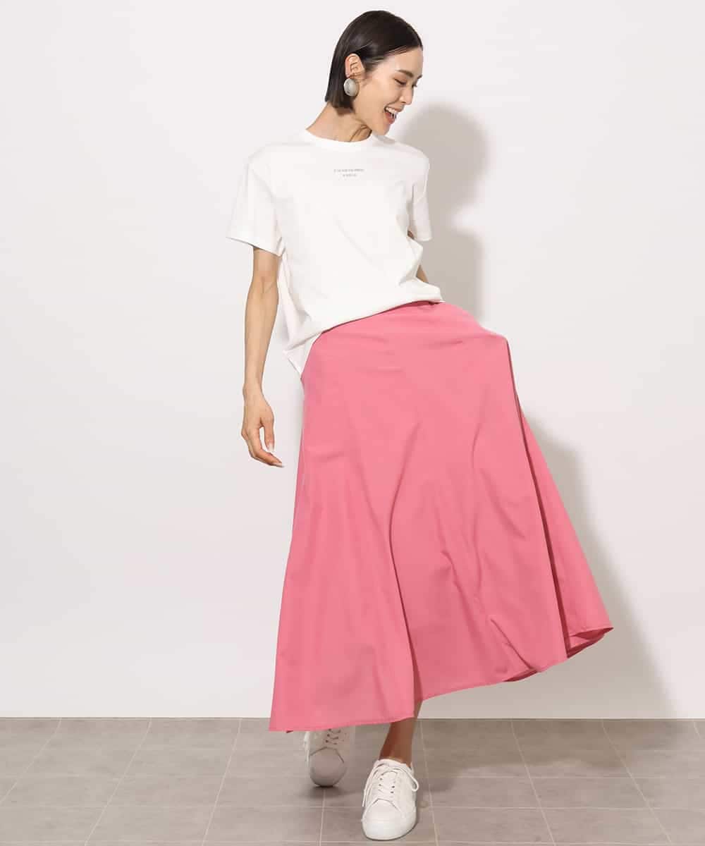 FMKHA38120 MICHEL KLEIN(ミッシェルクラン) ワンポイントロゴTシャツ ブラック