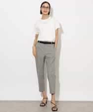 FMKHA38120 MICHEL KLEIN(ミッシェルクラン) ワンポイントロゴTシャツ ブラック