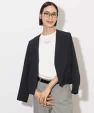 FMKHA38120 MICHEL KLEIN(ミッシェルクラン) ワンポイントロゴTシャツ ブラック
